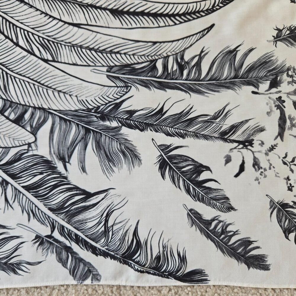 Bird Feathers Angel Wings Lightweight Scarf - Picture 4 of 13